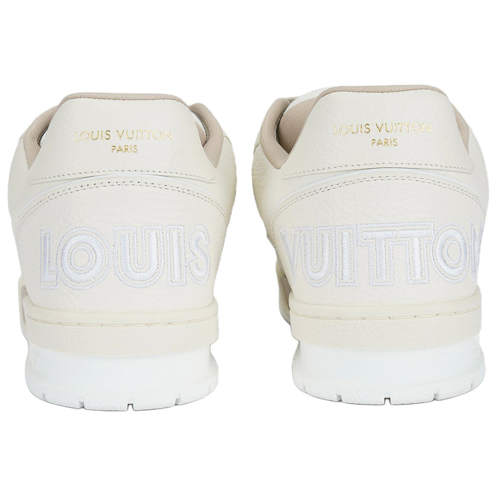 Louis Vuitton Trainer Men's Low-Top Suede Sneakers, Beige & Taupe