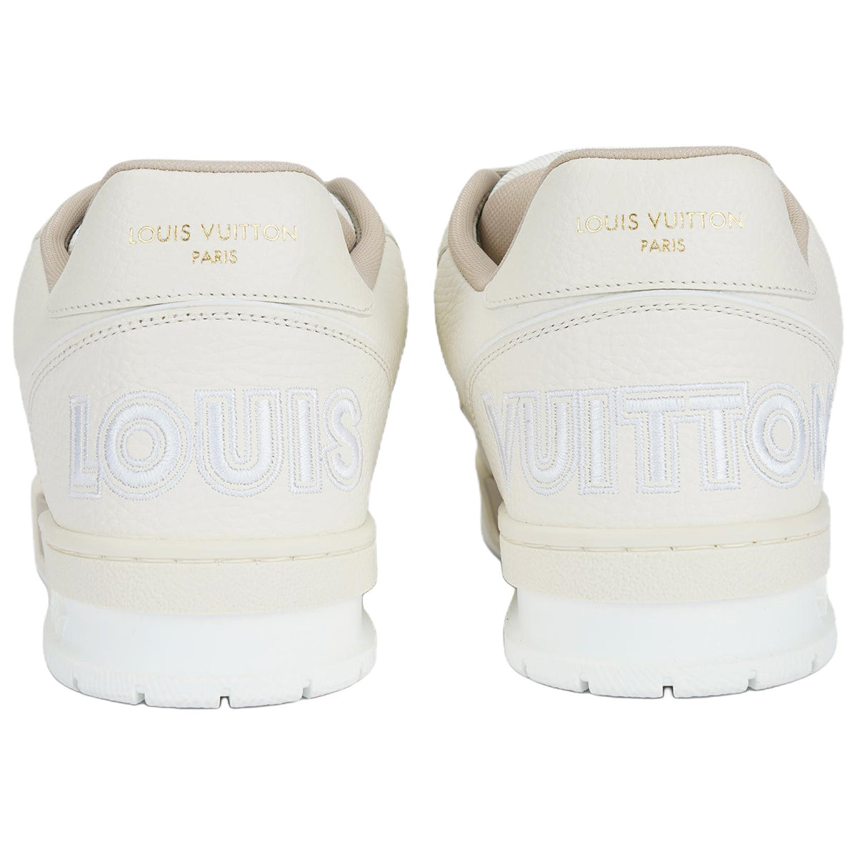 Louis Vuitton Trainer Men's Low-Top Suede Sneakers, Beige & Taupe
