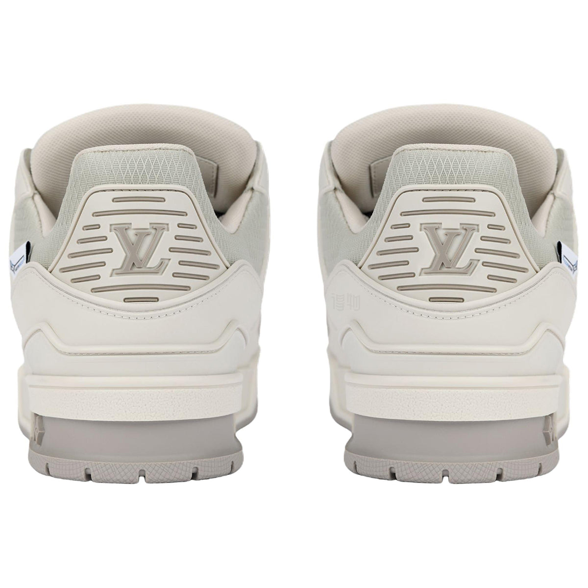 Louis Vuitton Trainer Men's Beige & Gray Low-Top Sneakers