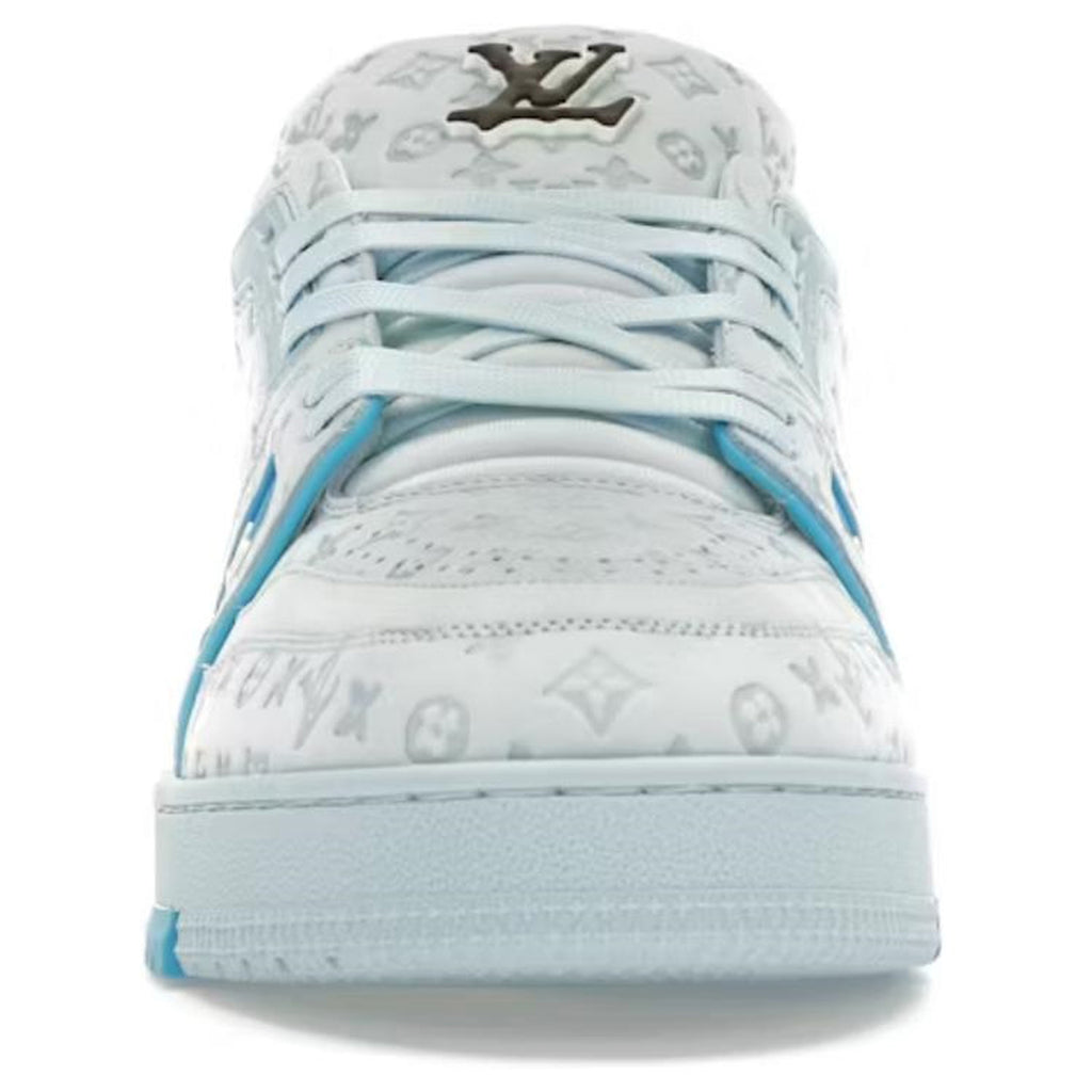Louis Vuitton x Tyler Trainer Men's Low-Top Sneakers, Light Blue & White