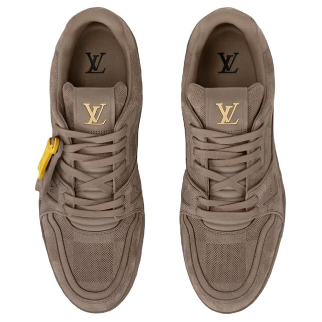 Louis Vuitton Trainer Unisex Cowhide Sneakers, Brown