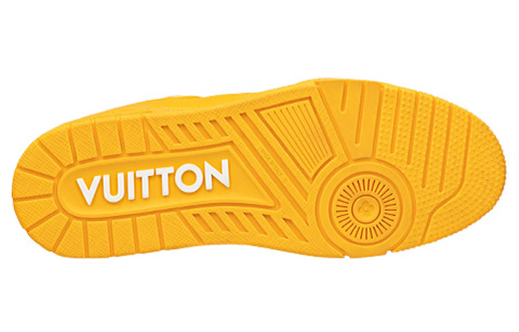 LOUIS VUITTON Trainer Men's Yellow Low-Top Sneakers