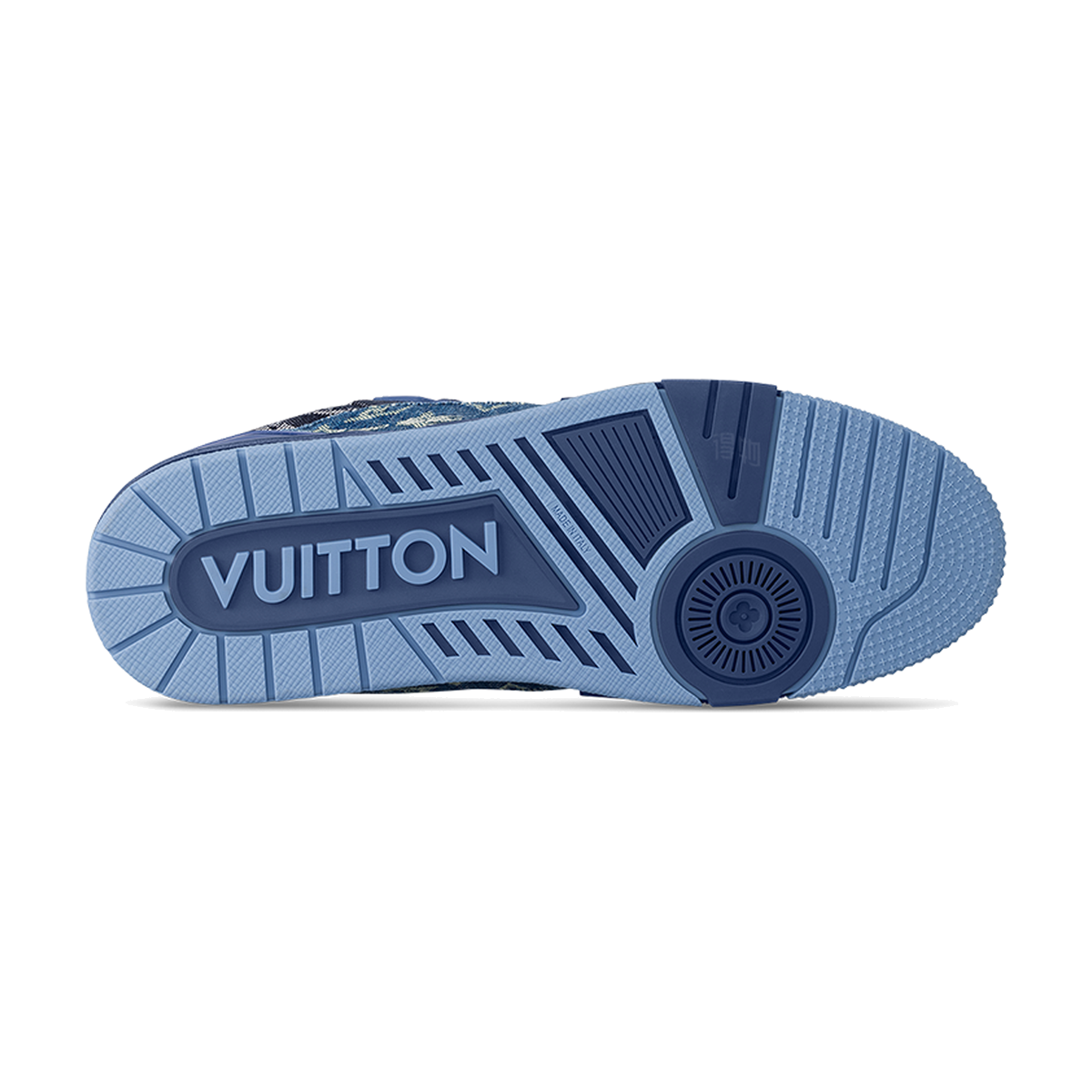 LOUIS VUITTON Trainer Unisex Blue Low-Top Sneakers
