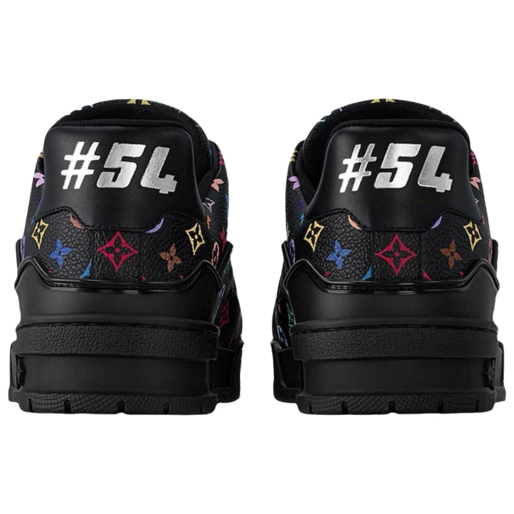 LOUIS VUITTON x Takashi Murakami Trainer Women's Black Multicolor Monogram Sneakers