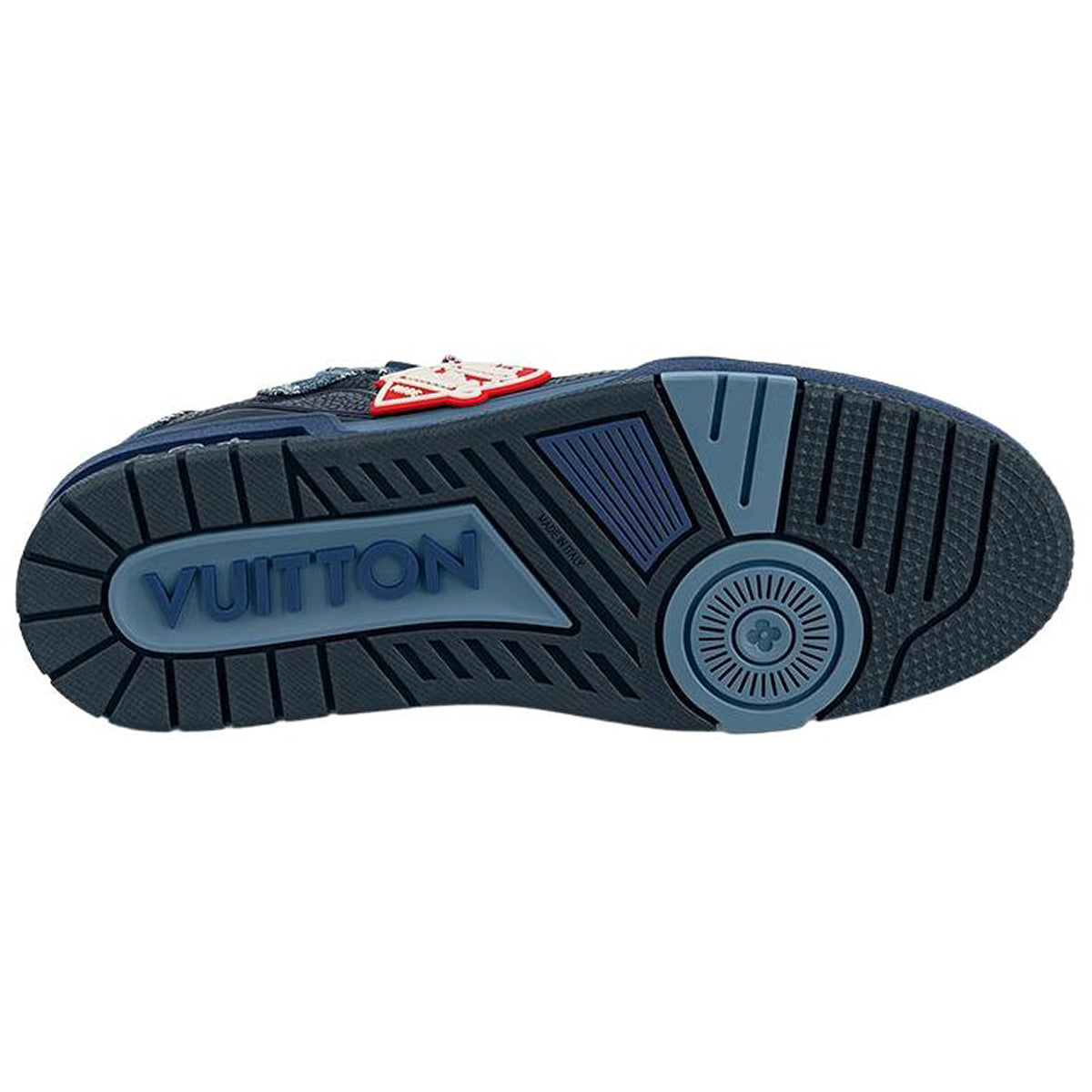 Louis Vuitton x Nigo Trainer Men's Low-Top Sneakers, Blue