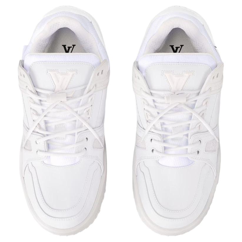 LOUIS VUITTON Trainer Ski Men's White Low-Top Sneakers