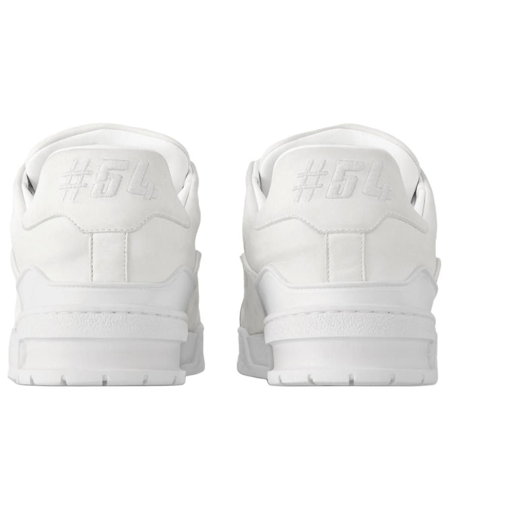 Louis Vuitton Trainer Unisex White Leather Low-Top Sneakers