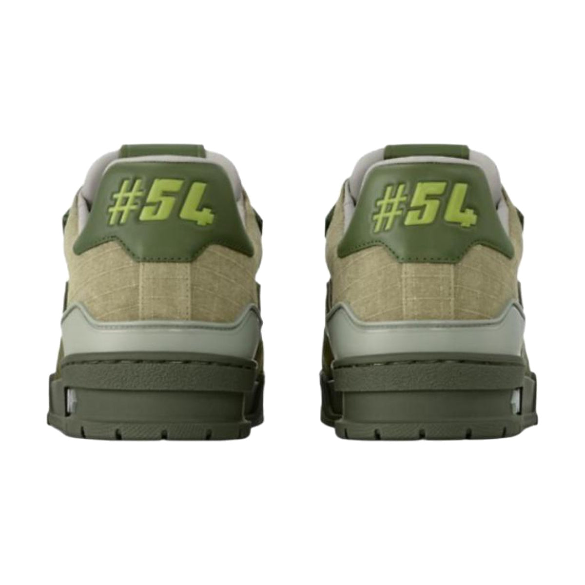 LOUIS VUITTON Trainer Men's Sneakers – Olive Green & Khaki