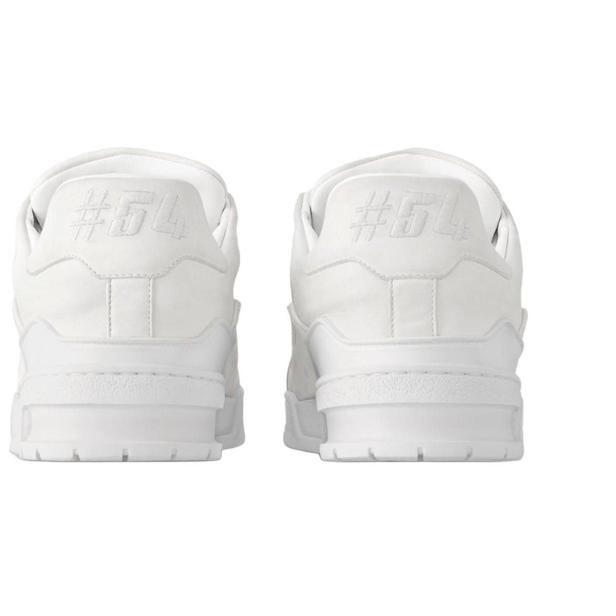 Louis Vuitton Trainer Unisex Low-Top Leather Sneakers, White