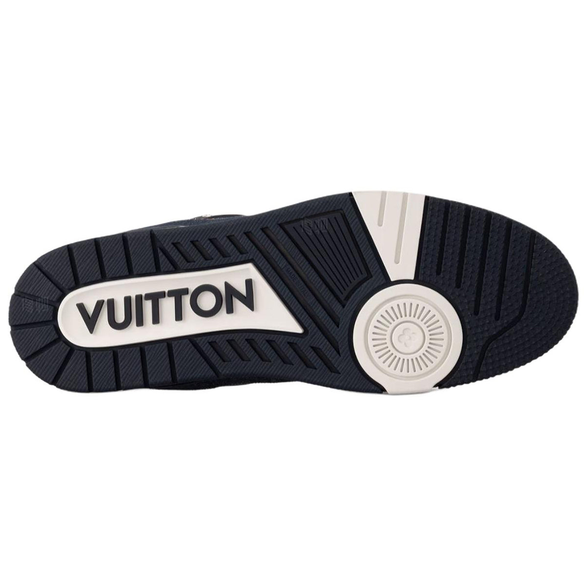 Louis Vuitton Trainer Men's Navy Denim Low-Top Sneakers