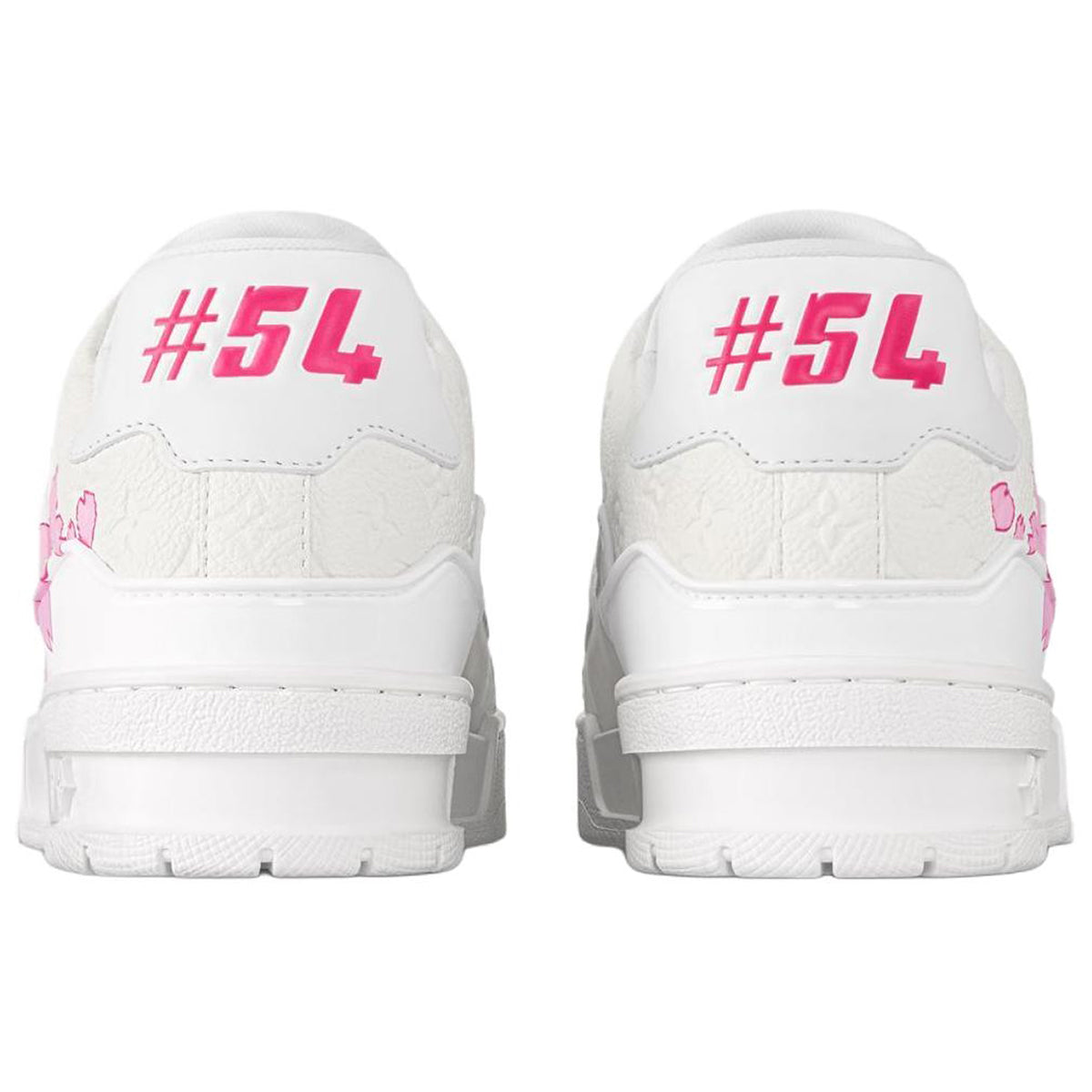 Louis Vuitton x Takashi Murakami Trainer Women's Sneakers, White & Pink