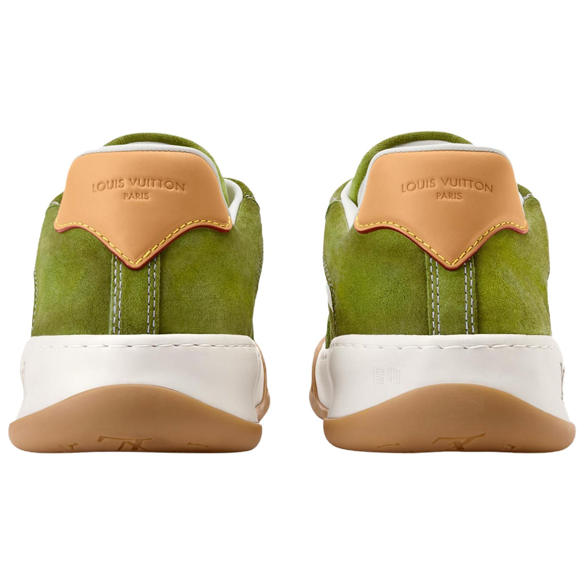 LOUIS VUITTON Tilted Unisex Green Low-Top Sneakers