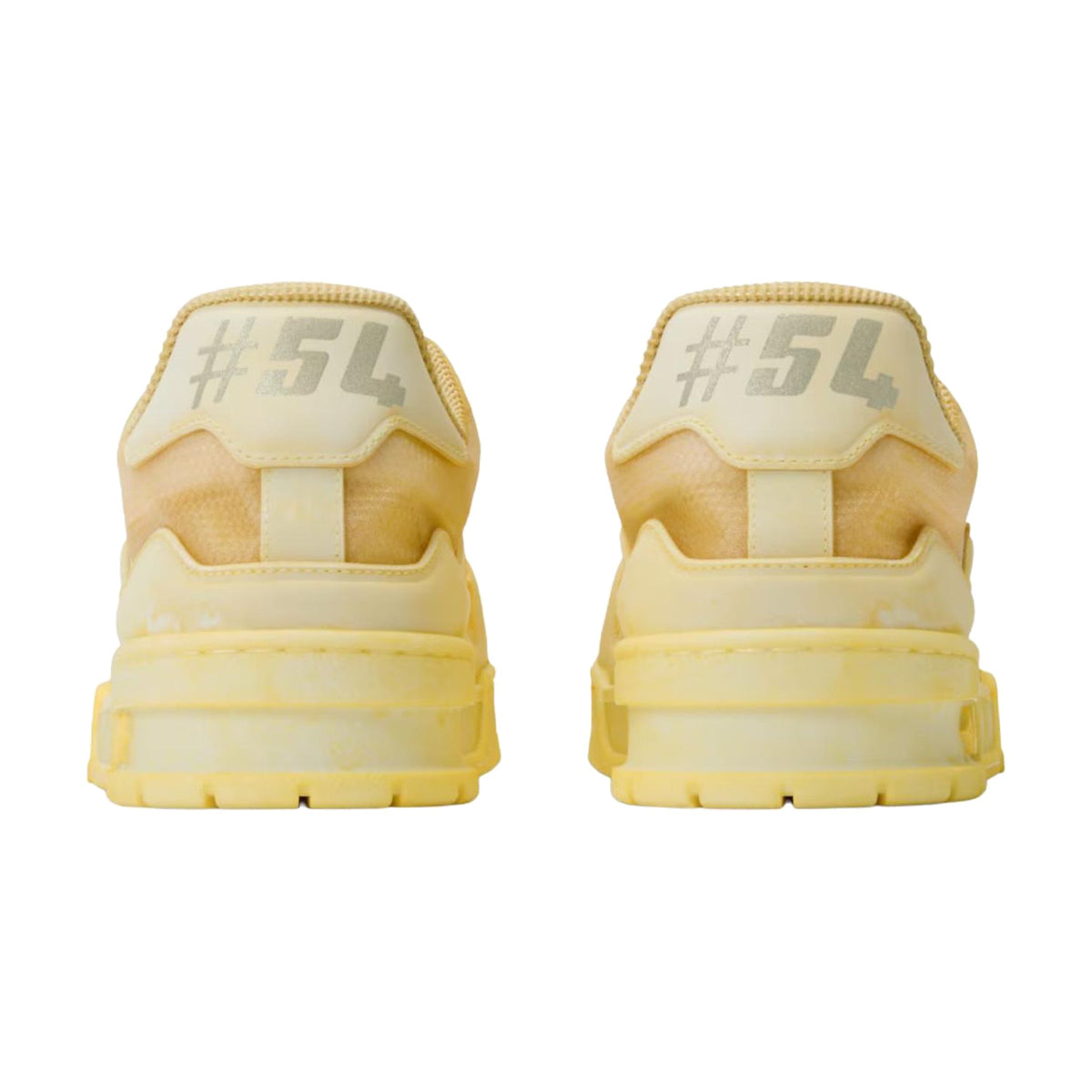 LOUIS VUITTON Trainer Unisex Yellow Low-Top Sneakers