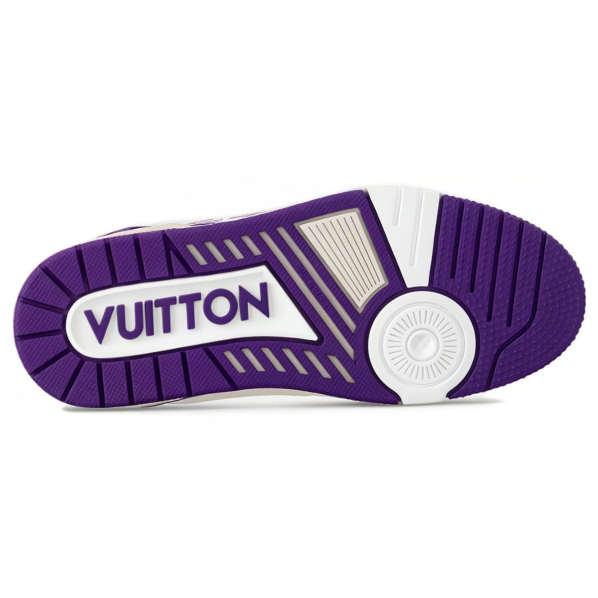 Louis Vuitton Trainer Women's Low-Top Sneakers, White & Purple