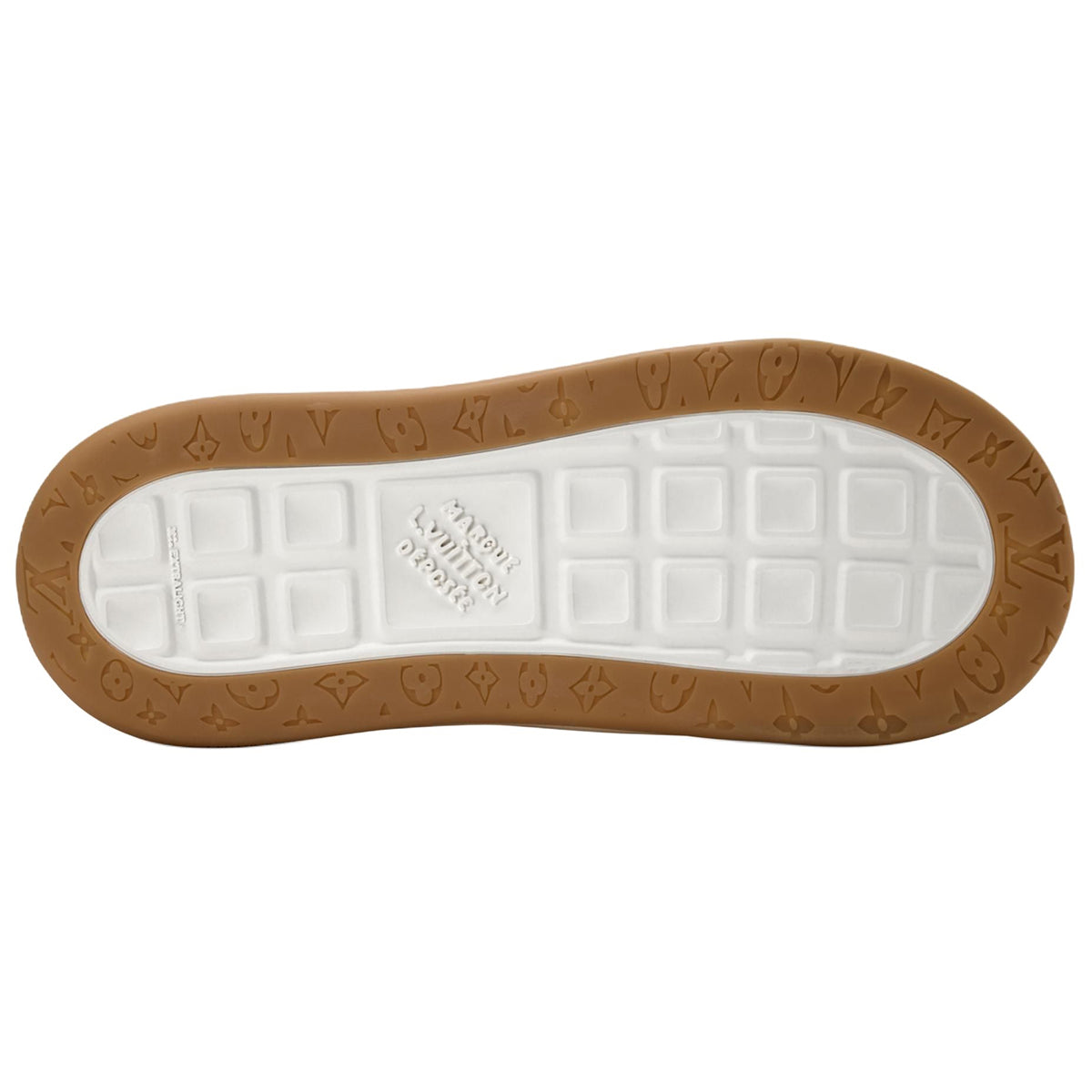 LOUIS VUITTON Tilted Men's Navy Monogram Low-Top Sneakers