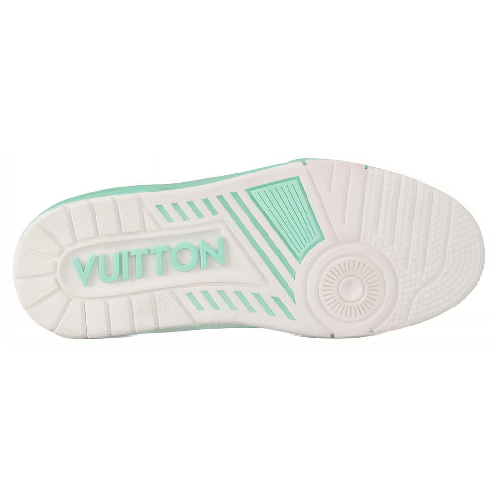 Louis Vuitton Trainer Women's Low-Top Sneakers, Mint Green