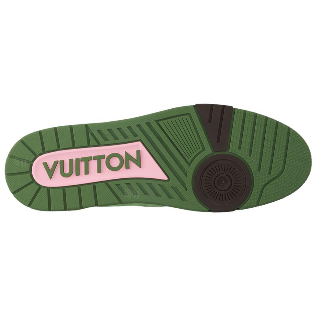 LOUIS VUITTON Trainer Tyler Men's Green Monogram Sneakers