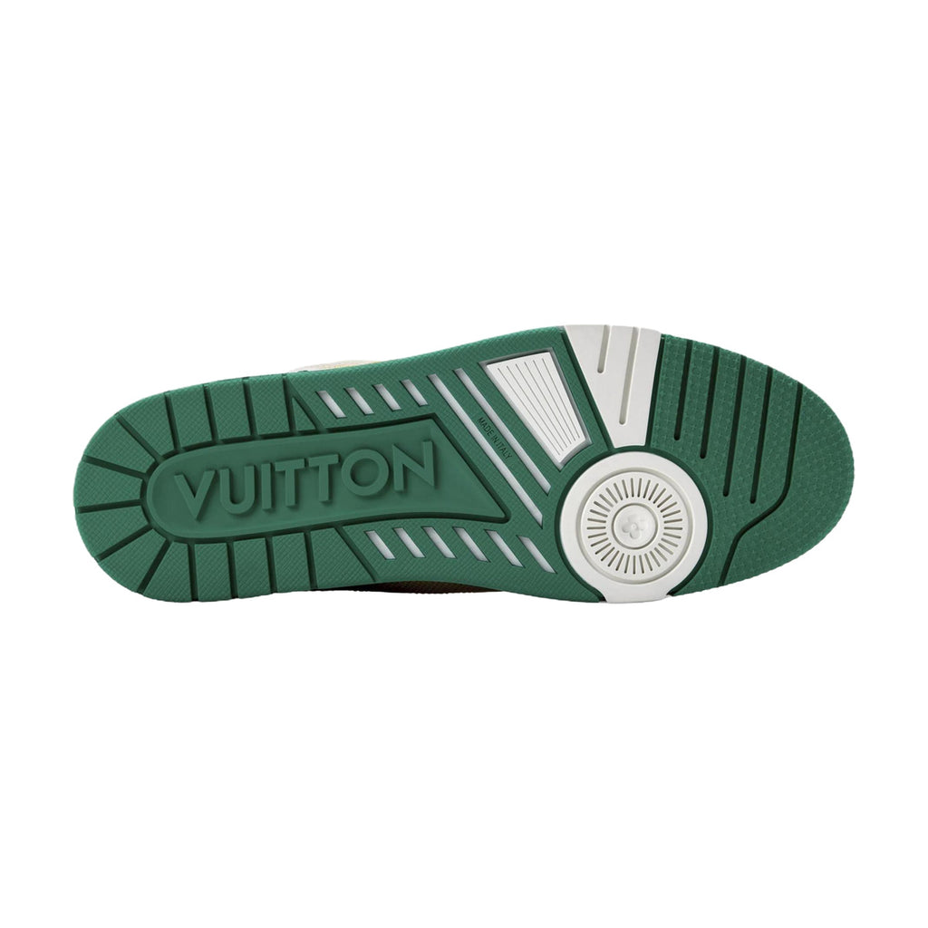 LOUIS VUITTON Trainer Men's Sneakers – Cream & Green