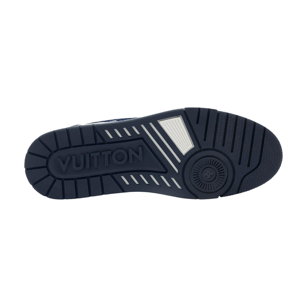 LOUIS VUITTON Trainer Men's Navy Monogram Sneakers