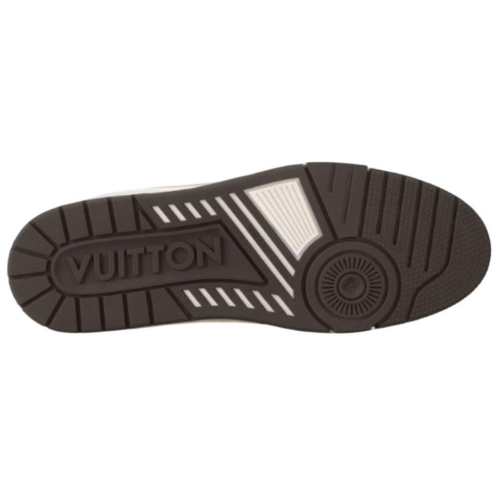 Louis Vuitton Trainer Men's Beige & Charcoal Low-Top Sneakers