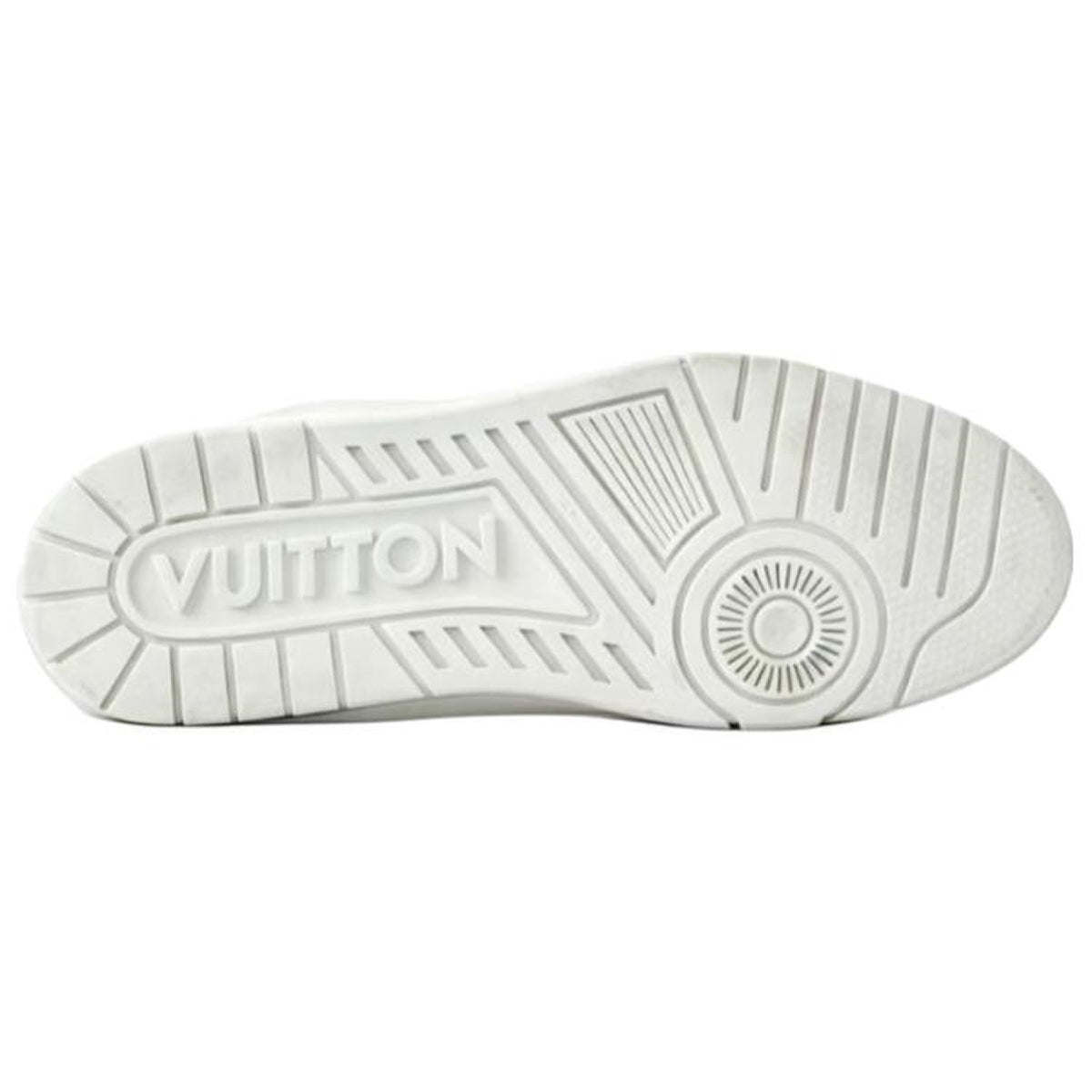 Louis Vuitton Trainer Unisex Low-Top Leather Sneakers, White