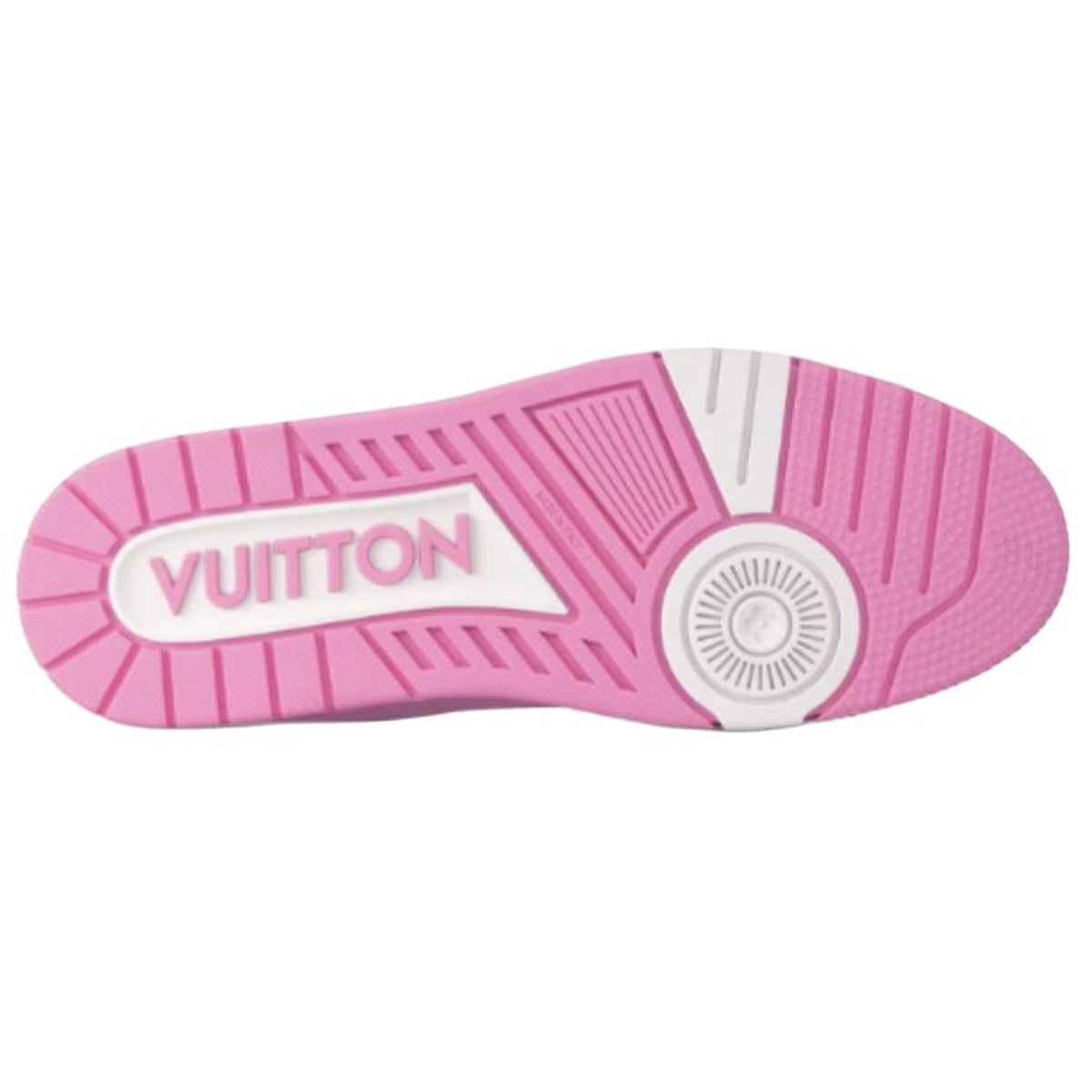 Louis Vuitton Trainer Women's Pink Denim Low-Top Sneakers