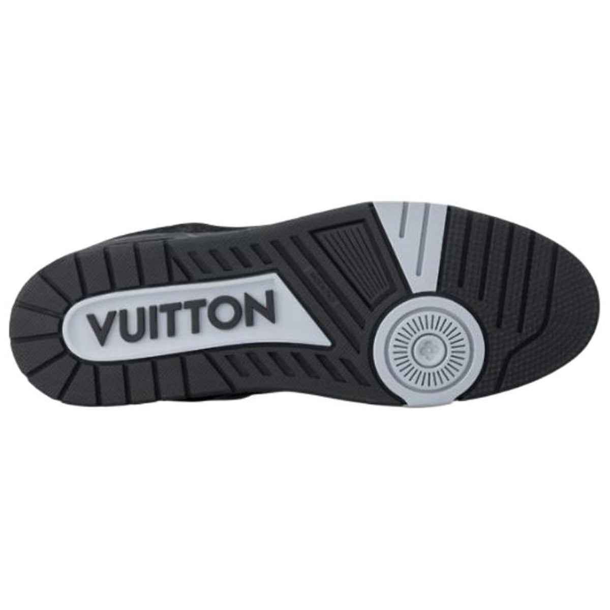 Louis Vuitton Trainer Men's Black Denim Low-Top Sneakers