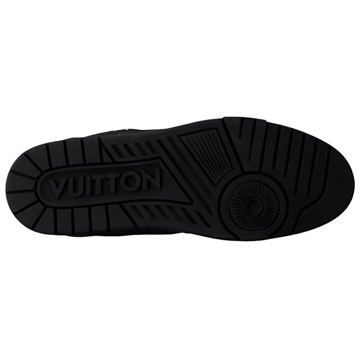 Louis Vuitton Trainer Men's Black Leather Low-Top Sneakers