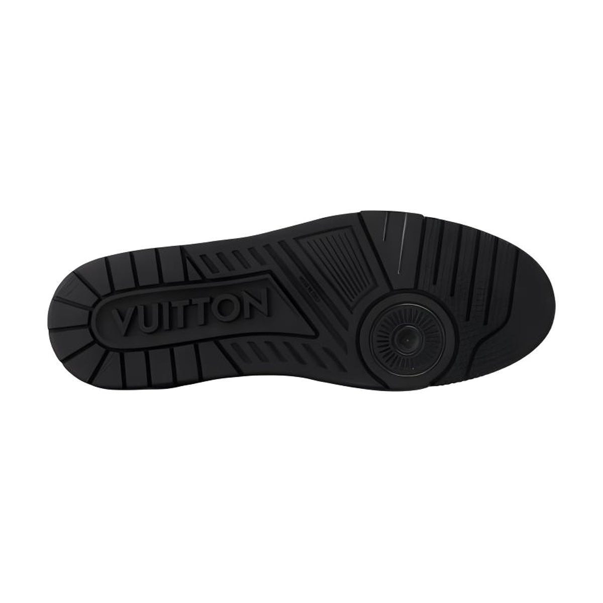 LOUIS VUITTON Trainer Men's Black & White Monogram Sneakers