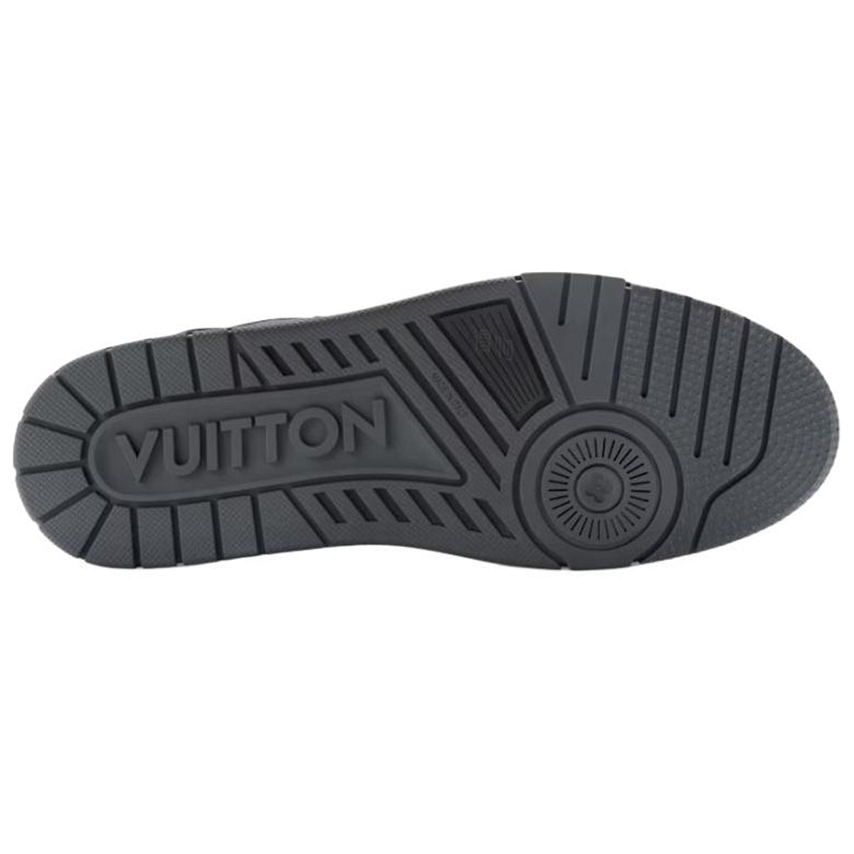 Louis Vuitton Trainer Men's Black Calfskin Low-Top Sneakers