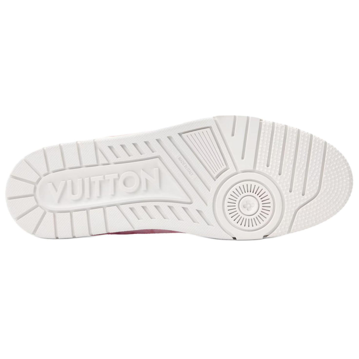 LOUIS VUITTON Trainer Men's Pink & White Monogram Sneakers