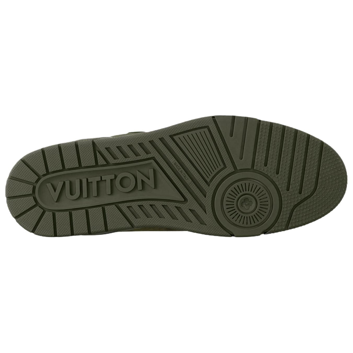 Louis Vuitton Trainer Men's Olive Green & Khaki Sneakers
